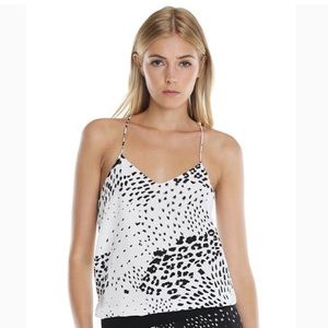 Tibi animal print tank